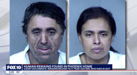 56-year-old Rafael Loera (left) and 50-year-old Maribel Loera were arrested following the discovery. Source: Fox 5